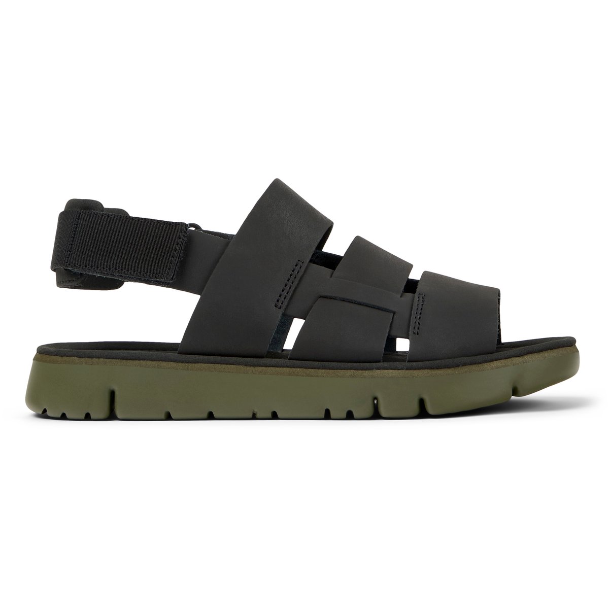 Sandales Suede Leather ORUGA noir, CAMPER