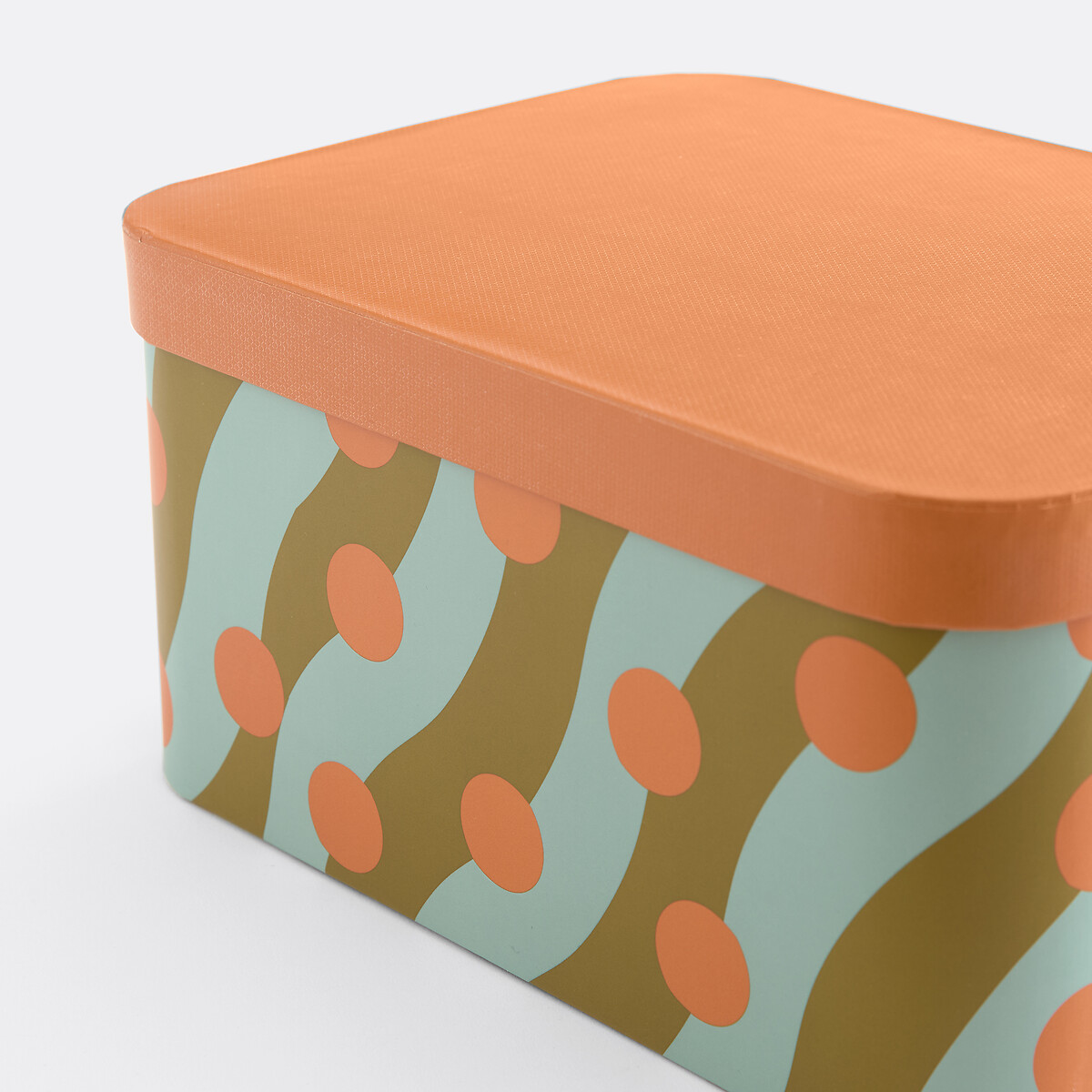 Set van 2 nestkastjes met deksels, TOUMA multicolor print, LA REDOUTE INTERIEURS