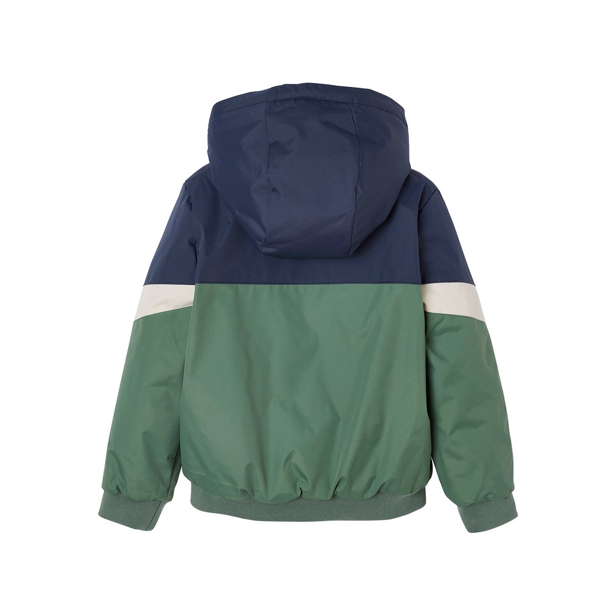 Blouson coupe-vent colorblock vert, VERTBAUDET