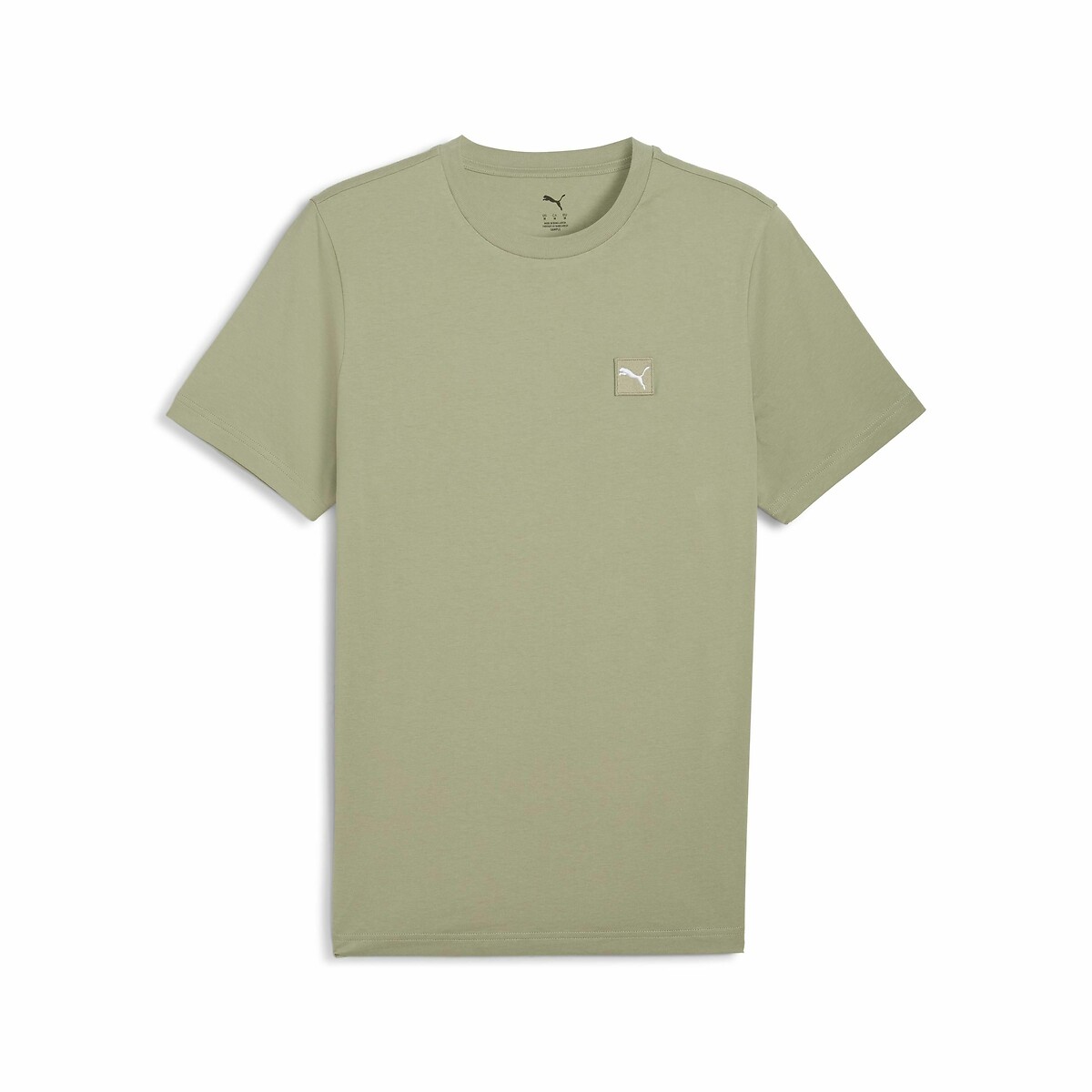T-shirt manches courtes logo brodé carré vert, PUMA