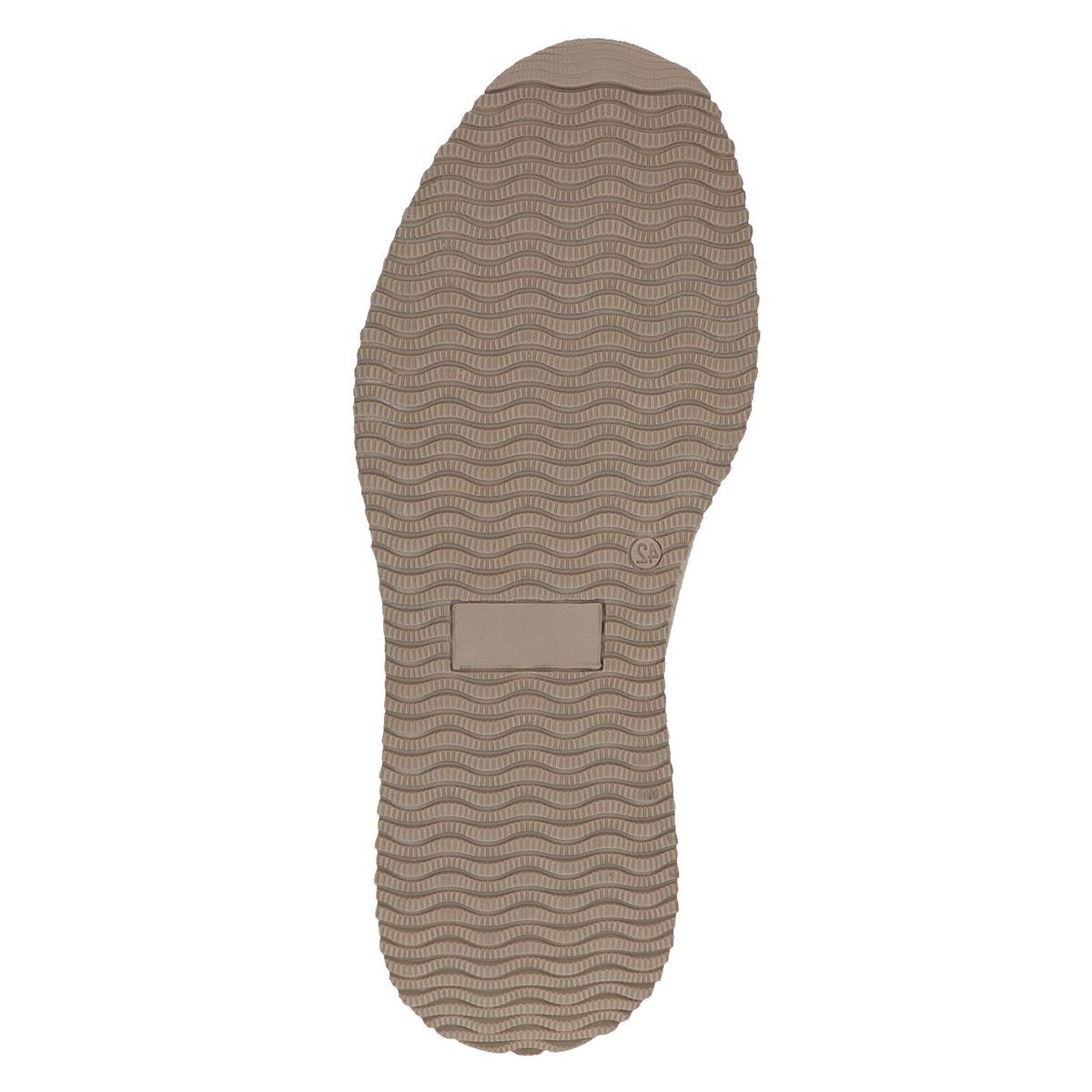 Slipper en cuir marron combiné, CAPRICE