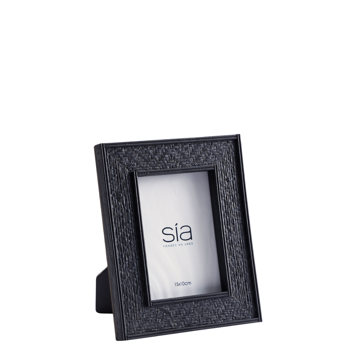 Cadre photo en pin H22 CANOPY noir, SIA DECO