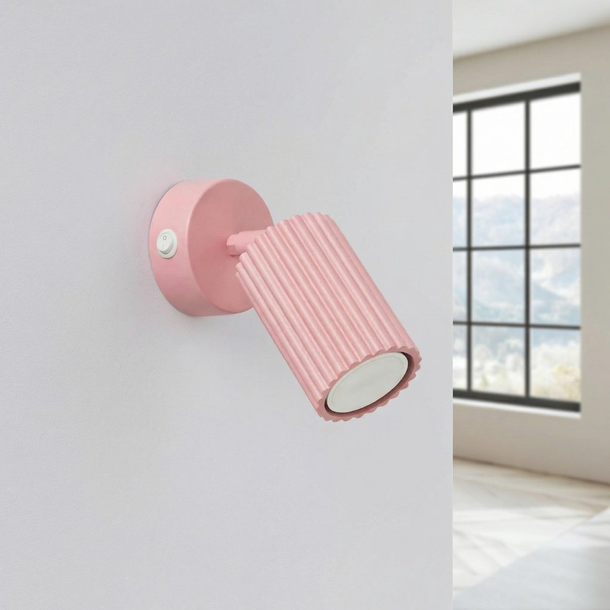 Applique murale Aluminium Rose GU10 1 KARBON rose, EDEN