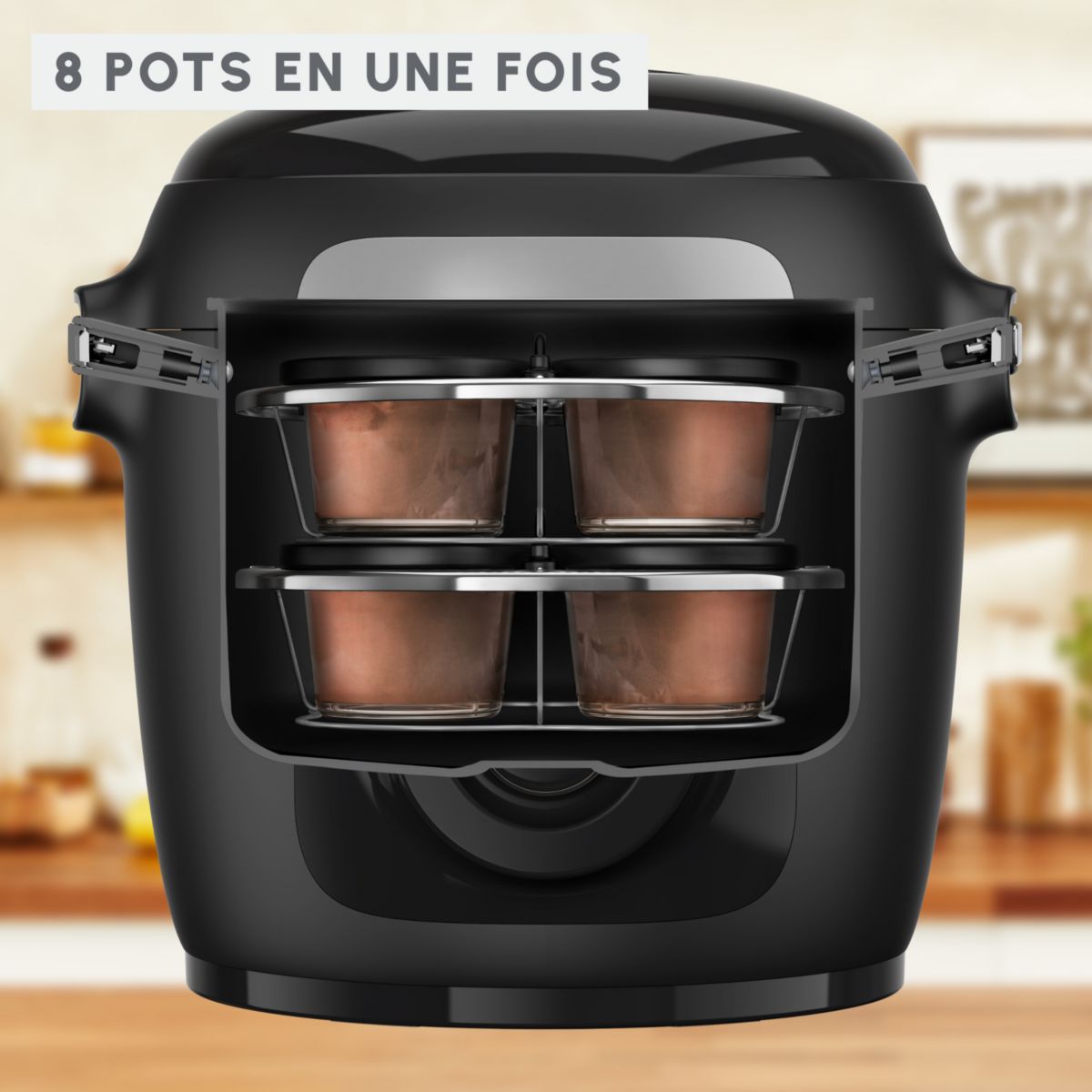Verrine Kit 8 Verrines compat. Cookeo6L XA6140E0 couleur unique, MOULINEX