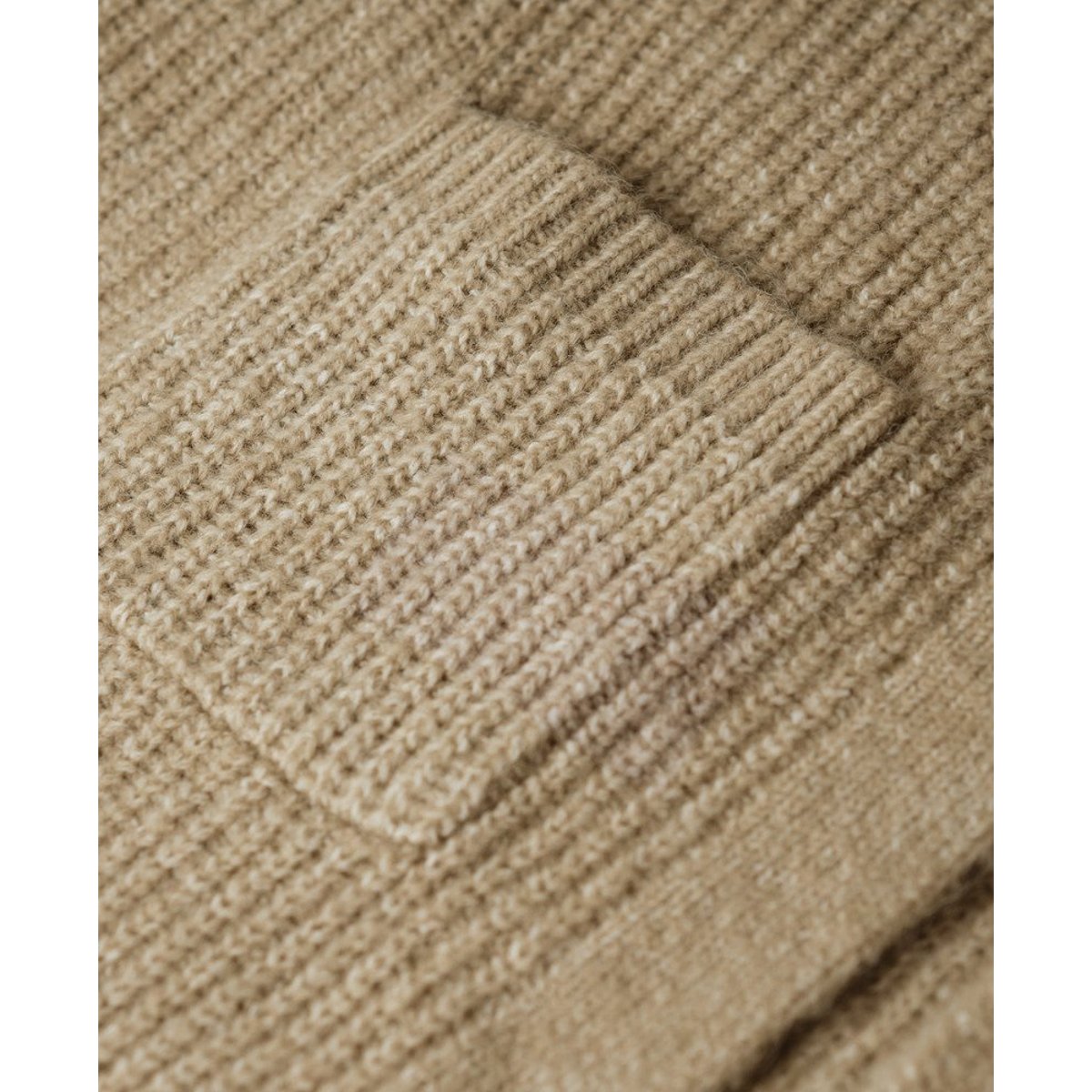 Cardigan long en maille Essential marron caramel, SUPERDRY