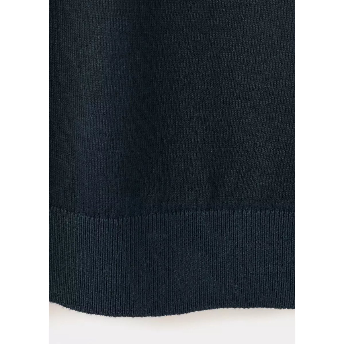 Pull-over maille fine col V bleu marine, MANGO KIDS