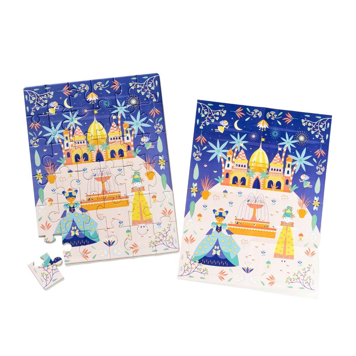 Puzzle Princesses 36 pièces blanc, OXYBUL