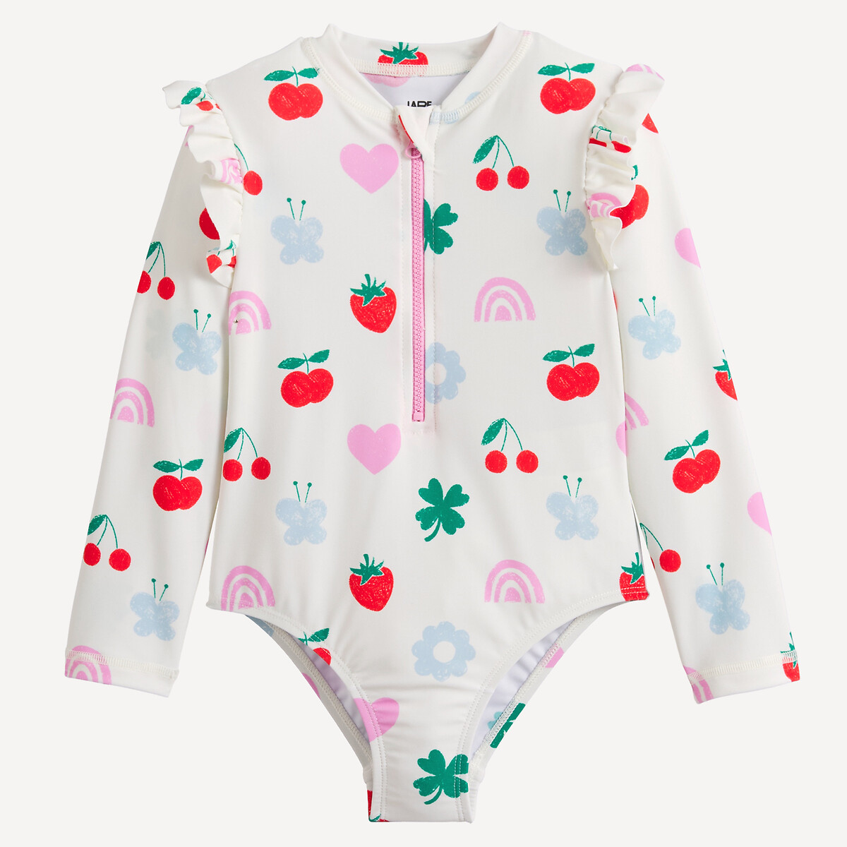 Maillot de bain 1 pièce, imprimé fruits imprimé multicolore, LA REDOUTE COLLECTIONS
