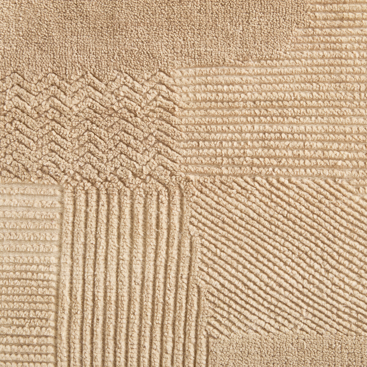 Tweedy Wool Hand-Knotted Rug sand, AM.PM