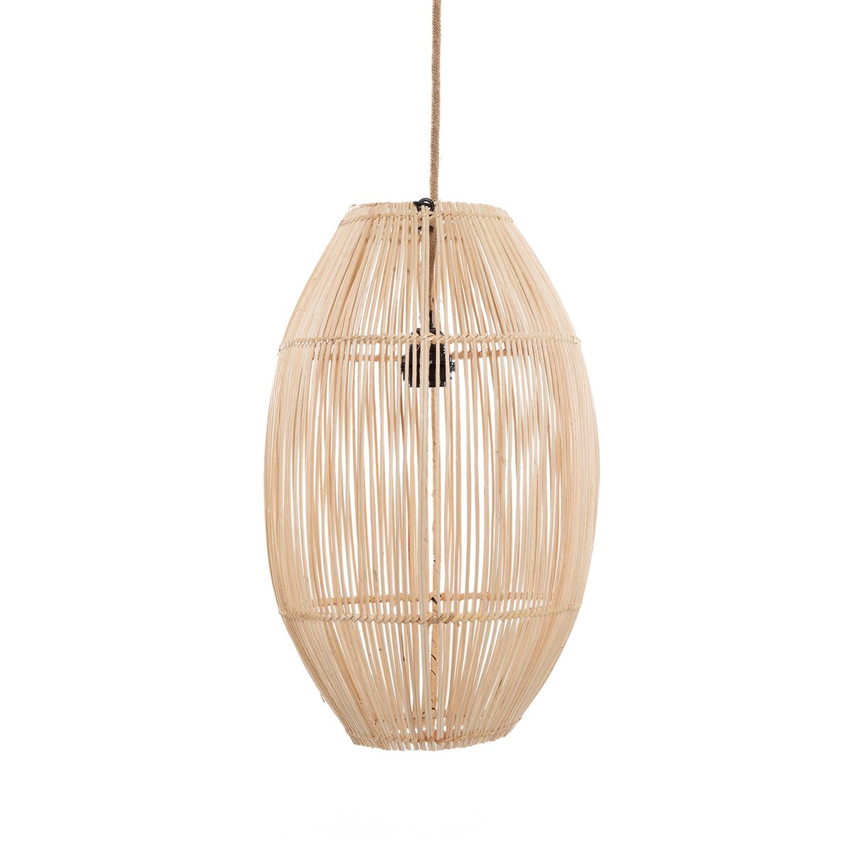 Suspension en rotin ZURI beige, BAZAR BIZAR