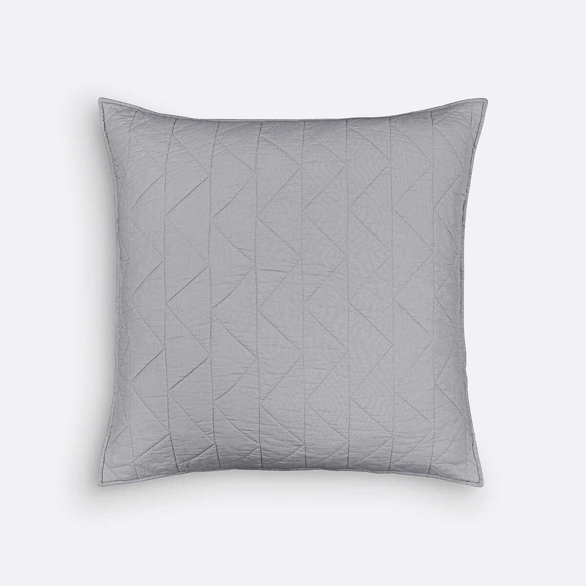 Housse de coussin coton, Zig Zag Scenario anthracite, LA REDOUTE INTERIEURS