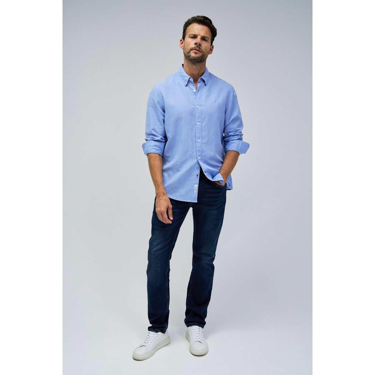 PANTALON JOGGERS S-ACTIV bleu denim, SALSA JEANS