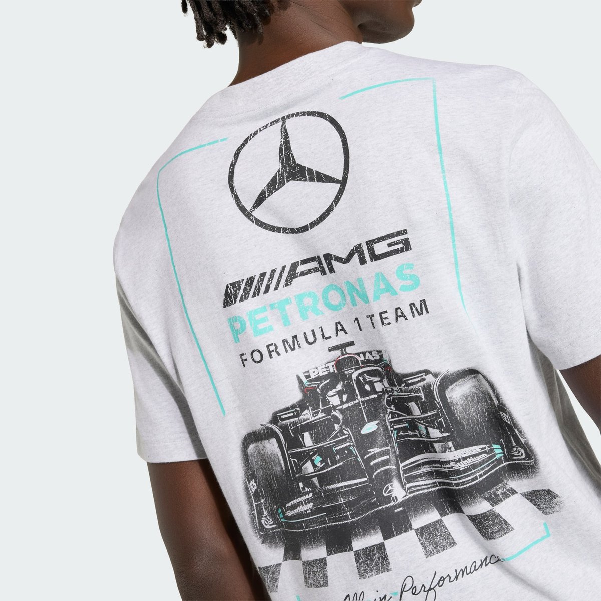 T-Shirt Graphique 02 Mercedes - Amg Petronas Formula 1 Team T-Shirt Graphique 02 Mercedes - Amg Petronas Formula 1 Team light grey heather, adidas Performance