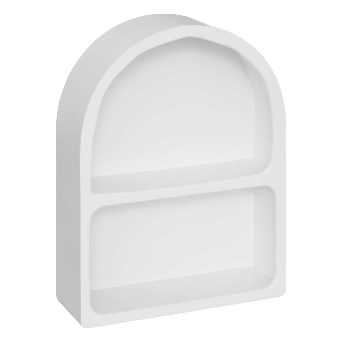 Étagère murale 2 niches SOLEYA blanc, ATMOSPHERA