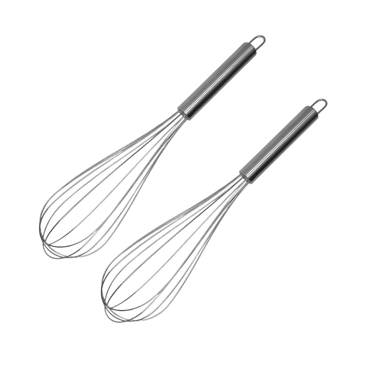 Ensemble de 2 Fouets de cuisine et de pâtisserie ELEMENTAL inox, FACKELMANN