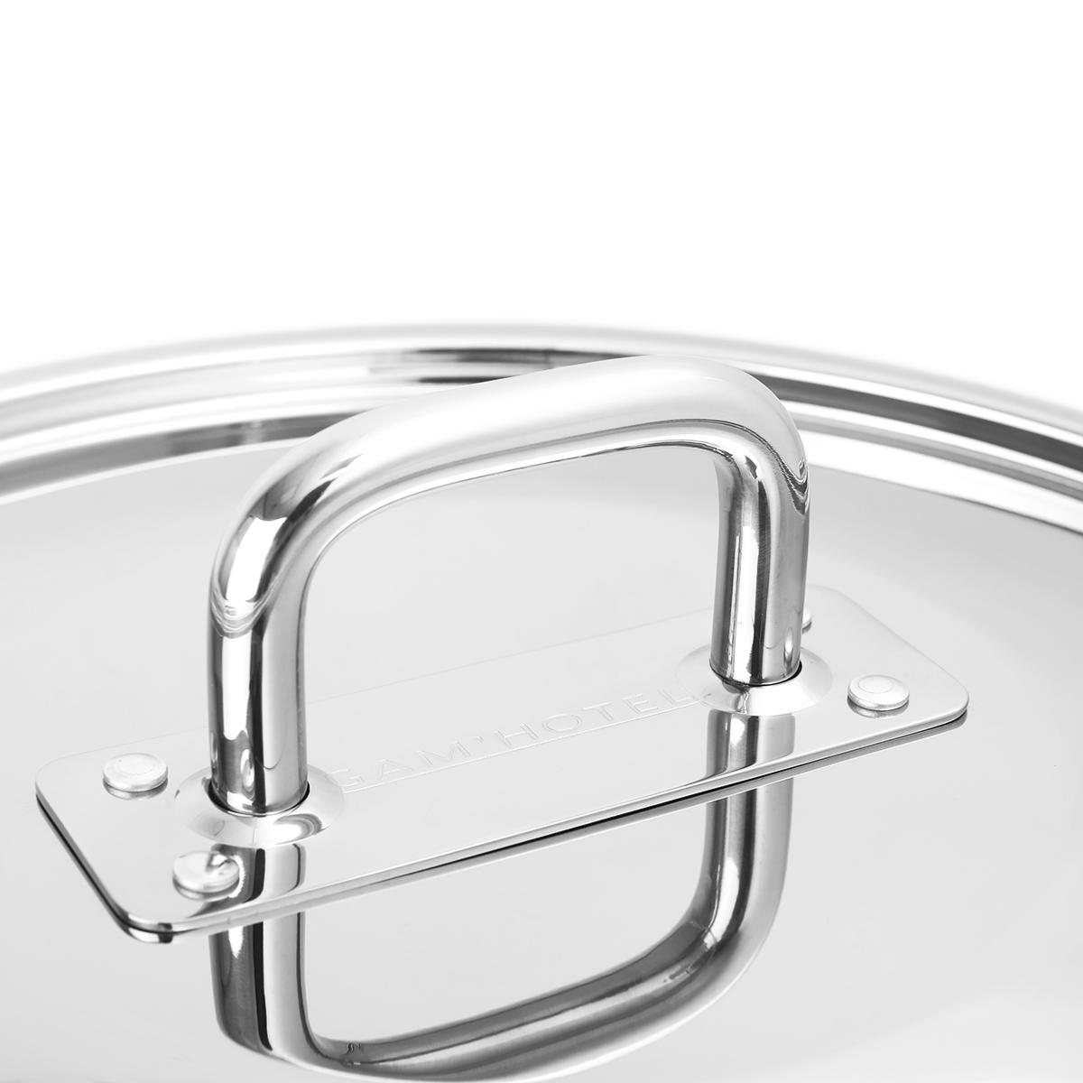 Sautoir inox - 38cm induction couleur unique, GAM HOTEL