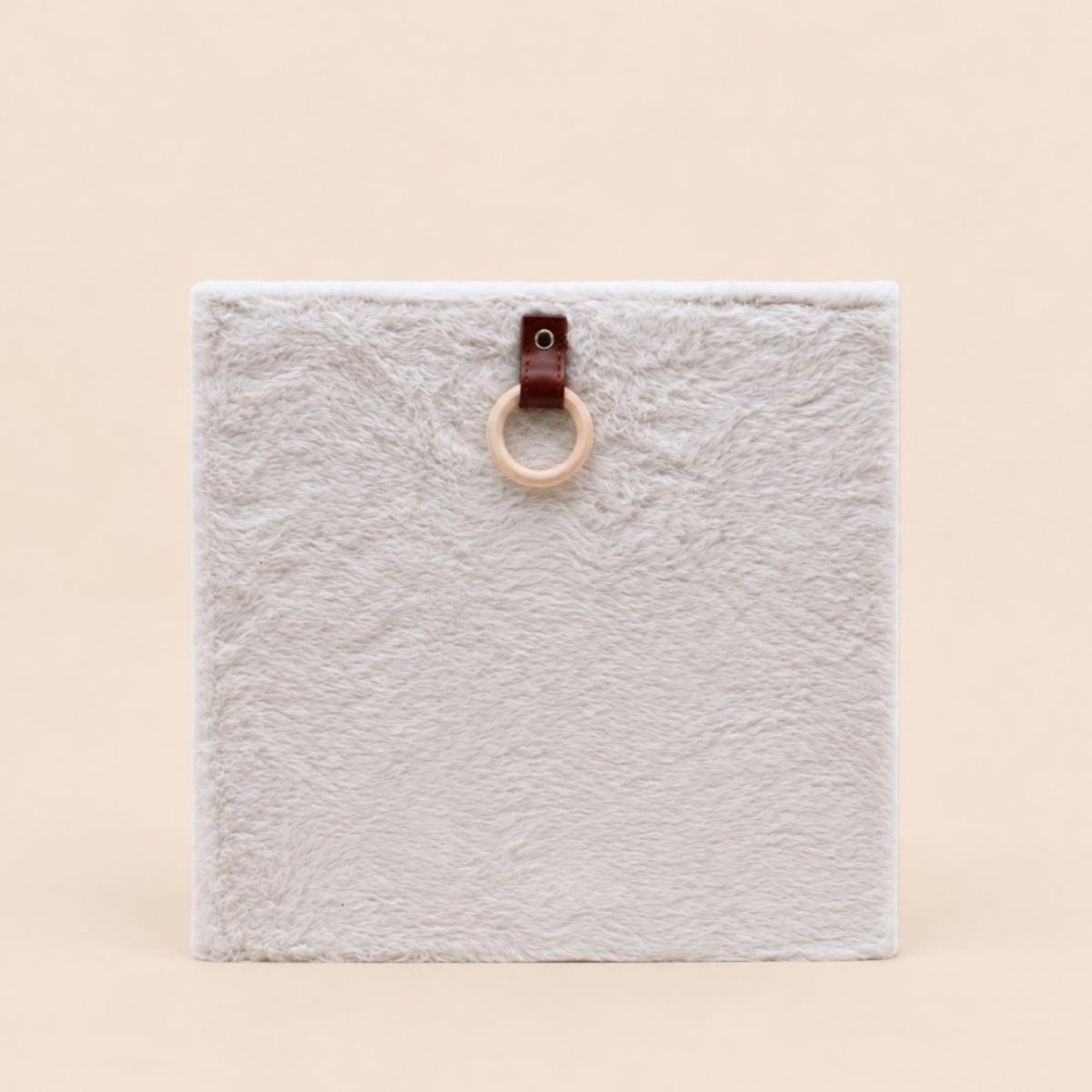 Cube de rangement duvet 31x31x31cm blanc, ORNAMI