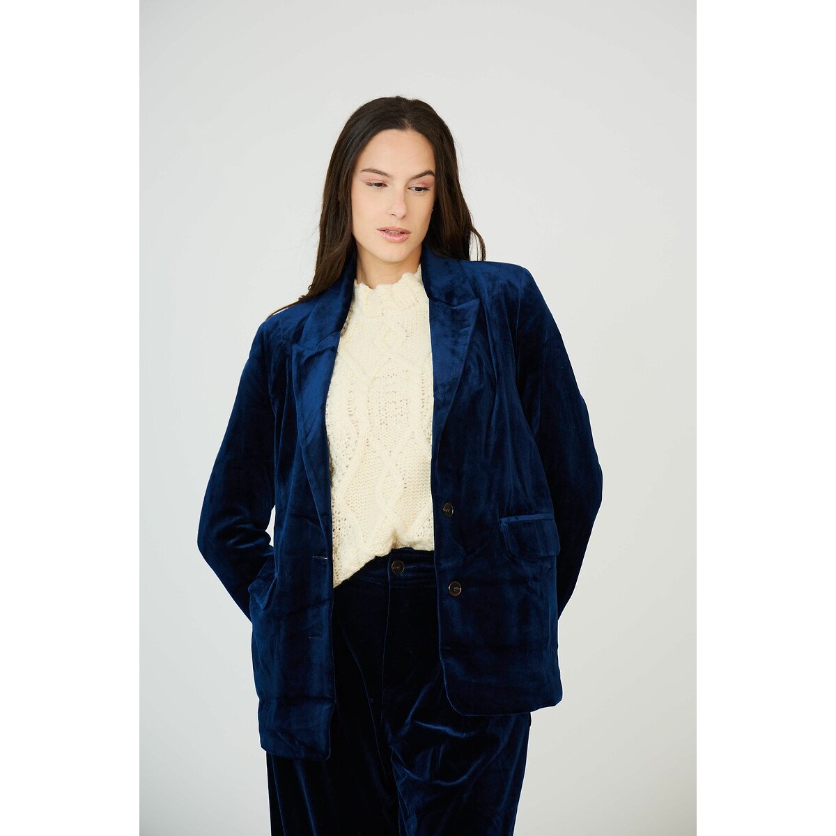 Blazer bleu marine, SEE U SOON