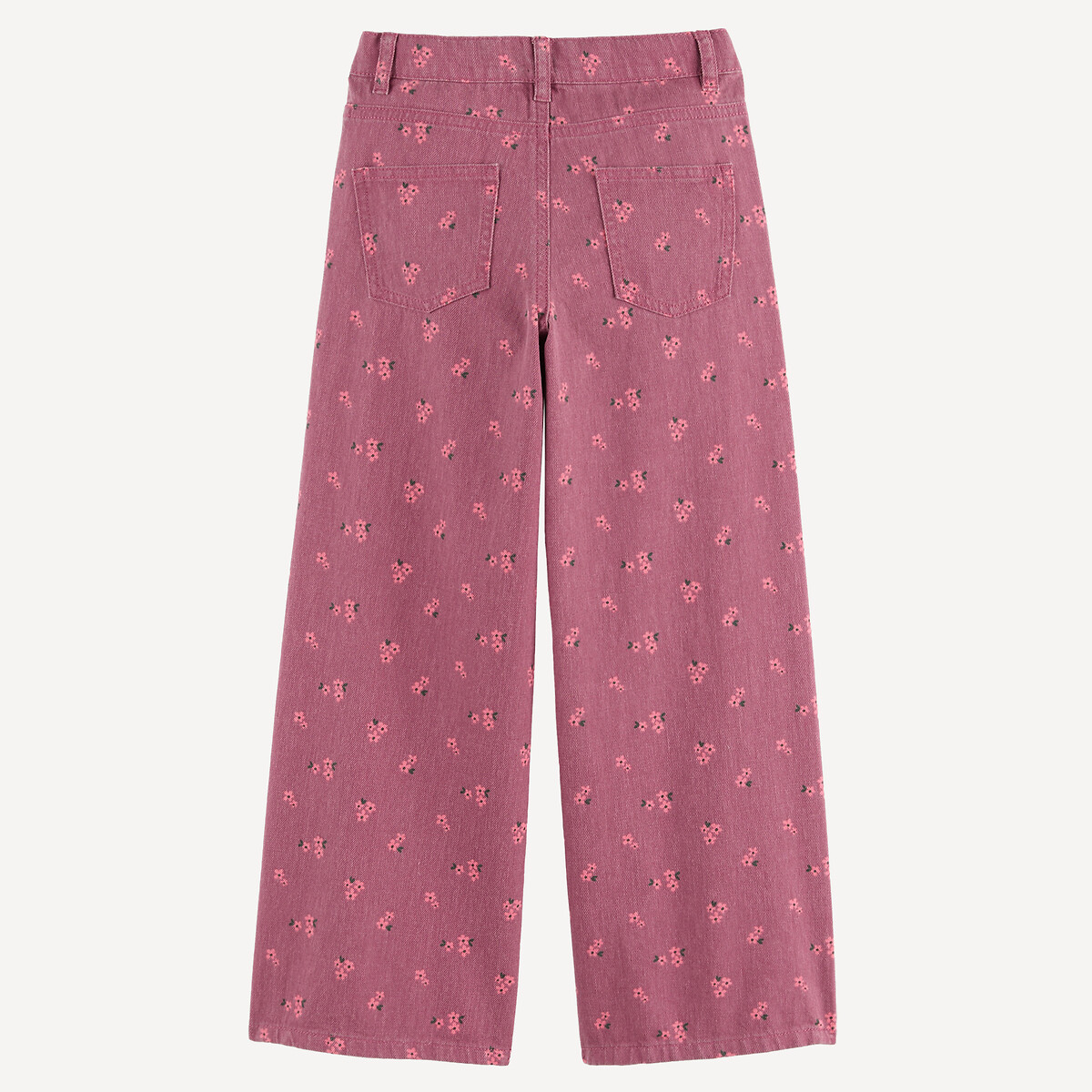 Pantalon large, imprimé floral imprimé rose, LA REDOUTE COLLECTIONS