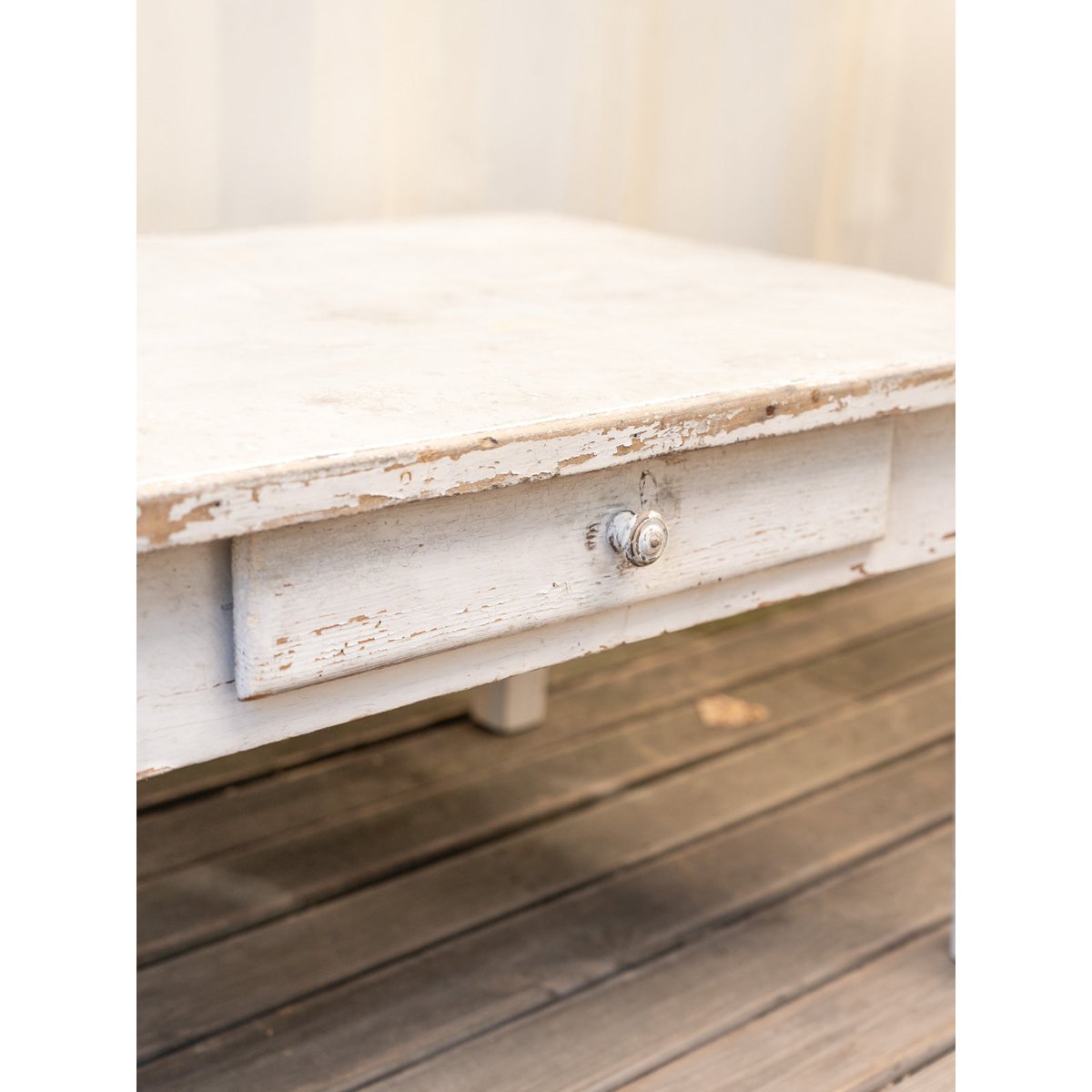 Table basse en bois gris Léonie N°1122 - Bon état gris, DEBONGOUT