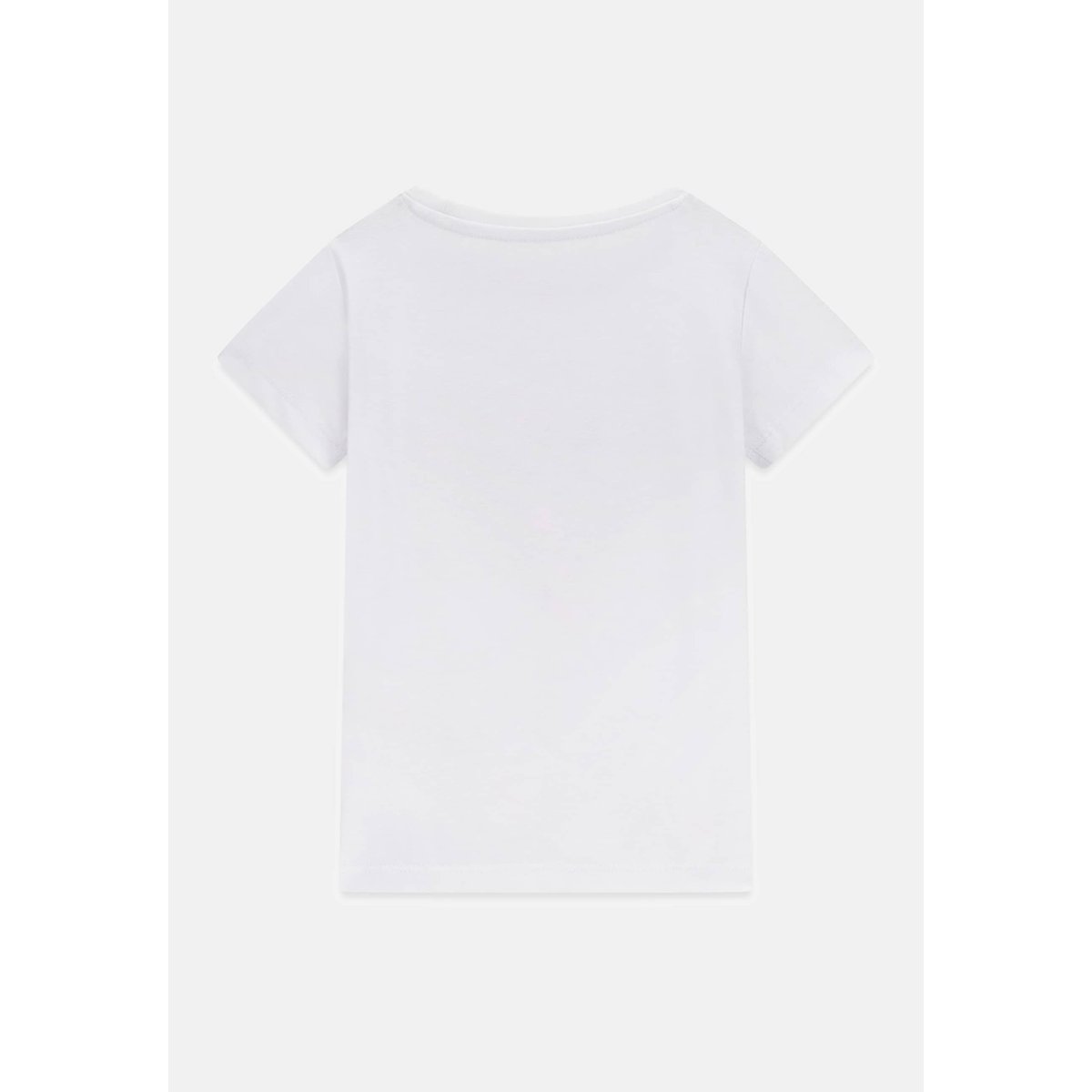 T-Shirt Avec Logo Triangle blanc, GUESS KIDS