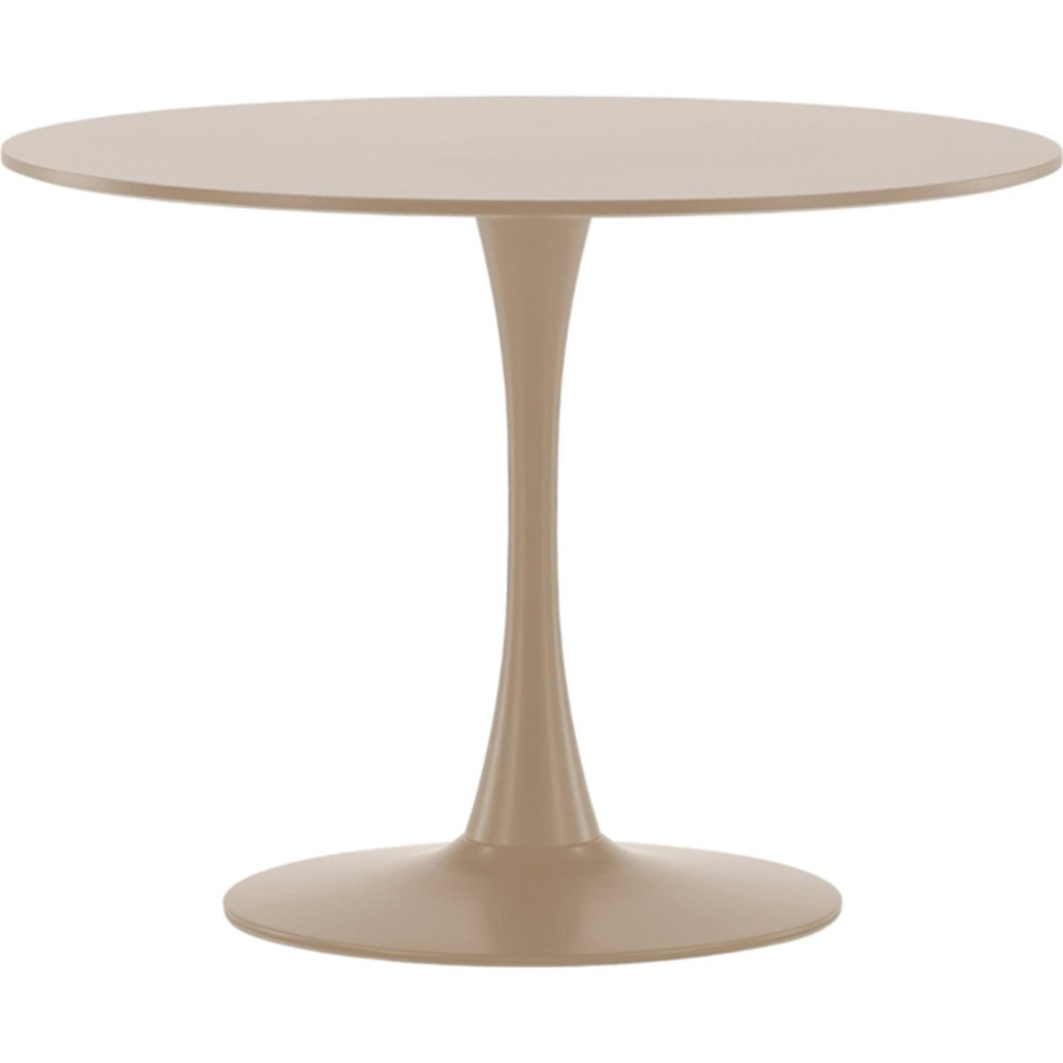 Table à manger ronde collection LITALLATE beige, RECOLLECTION