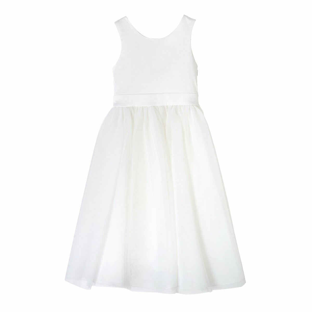 Satin/Tulle Bridesmaid Dress ecru , LA REDOUTE COLLECTIONS