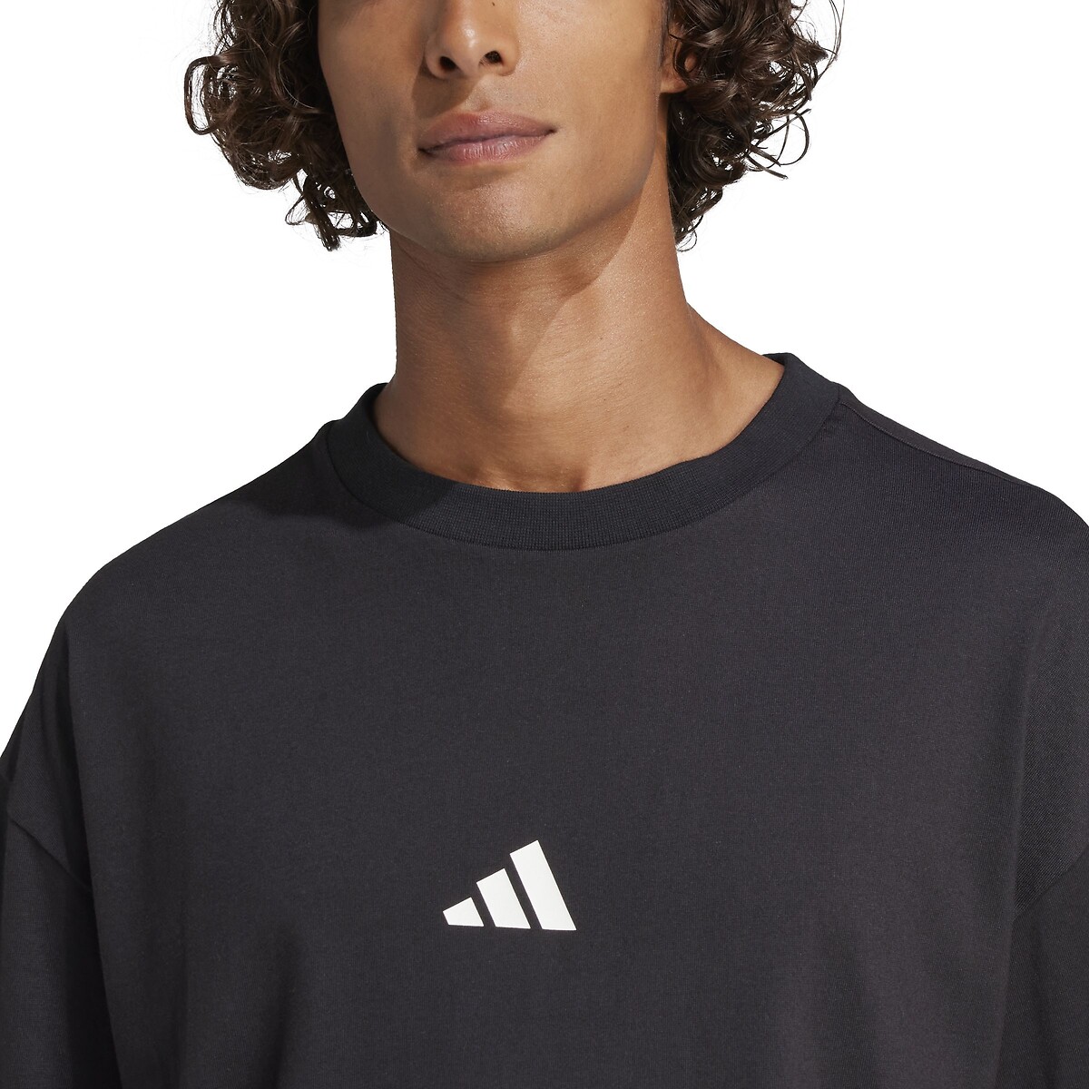 T-shirt con logo piccolo Future Icons nero , ADIDAS SPORTSWEAR