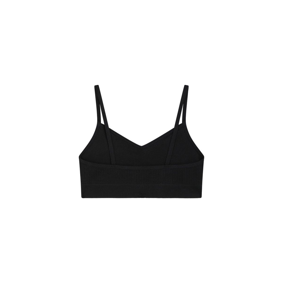Brassière microfibre fille sans coutures Seamless noir, DIM