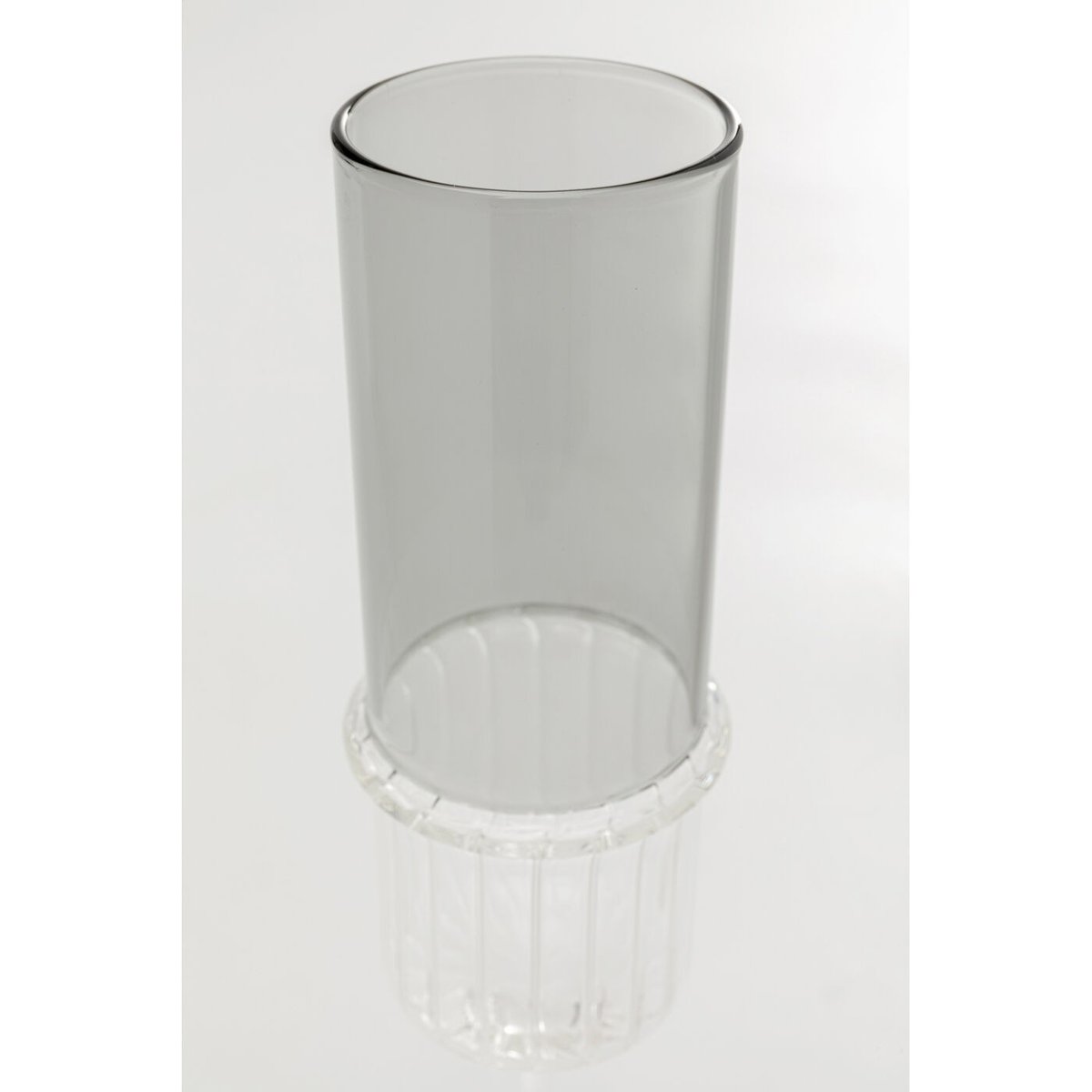 Lot de 4 flûtes à champagne, NOELLE gris, KARE DESIGN