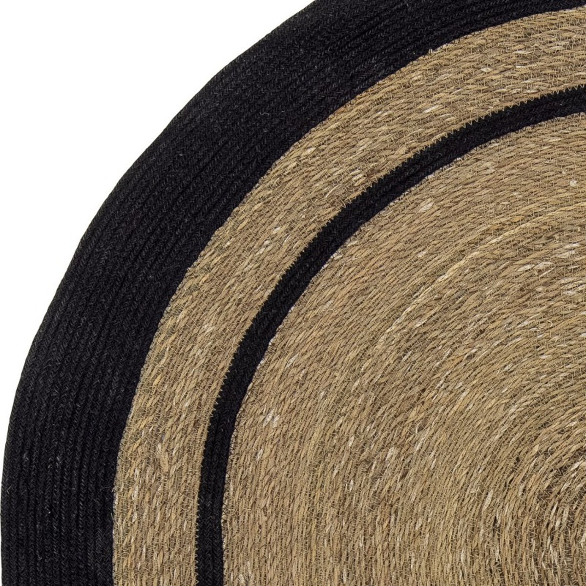 Tapis jonc de mer Lune noir, BLOOMINGVILLE