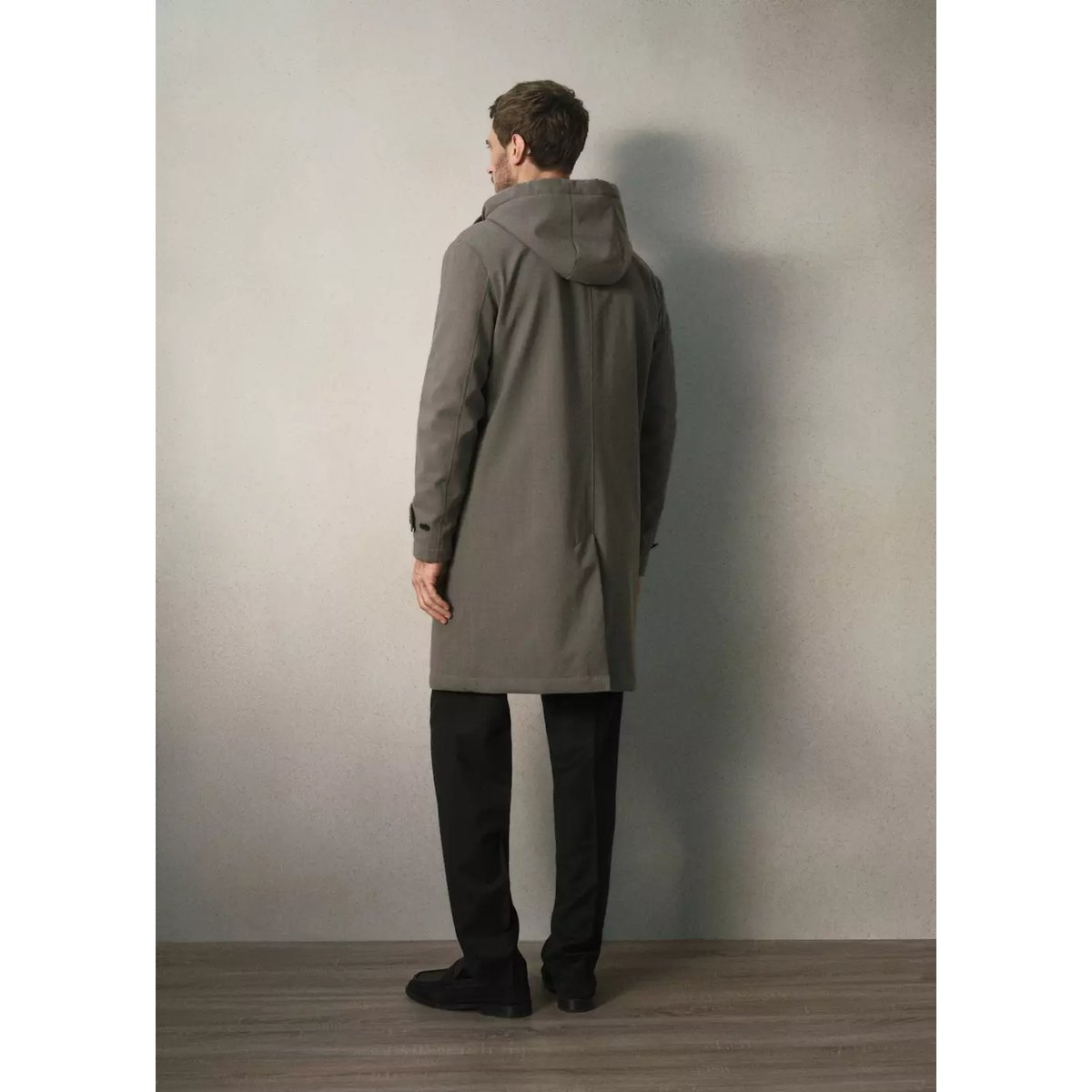 Trench thermorégulateur déperlant marron moyen, MANGO MAN