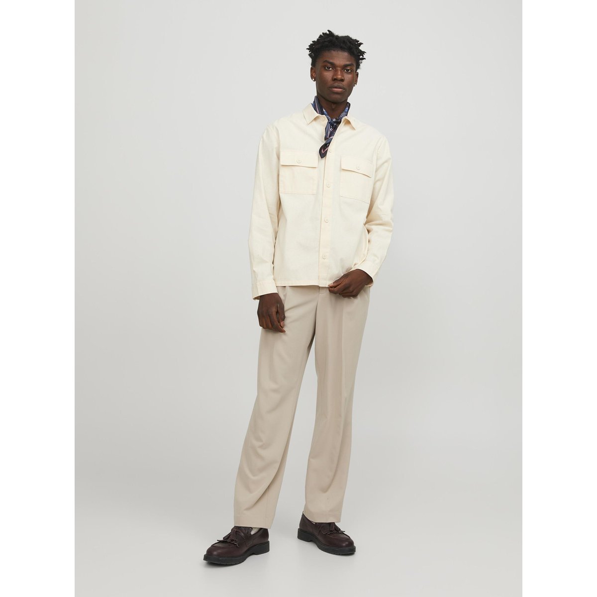 Surchemise Surchemise Relaxed Fit ecru, JACK & JONES
