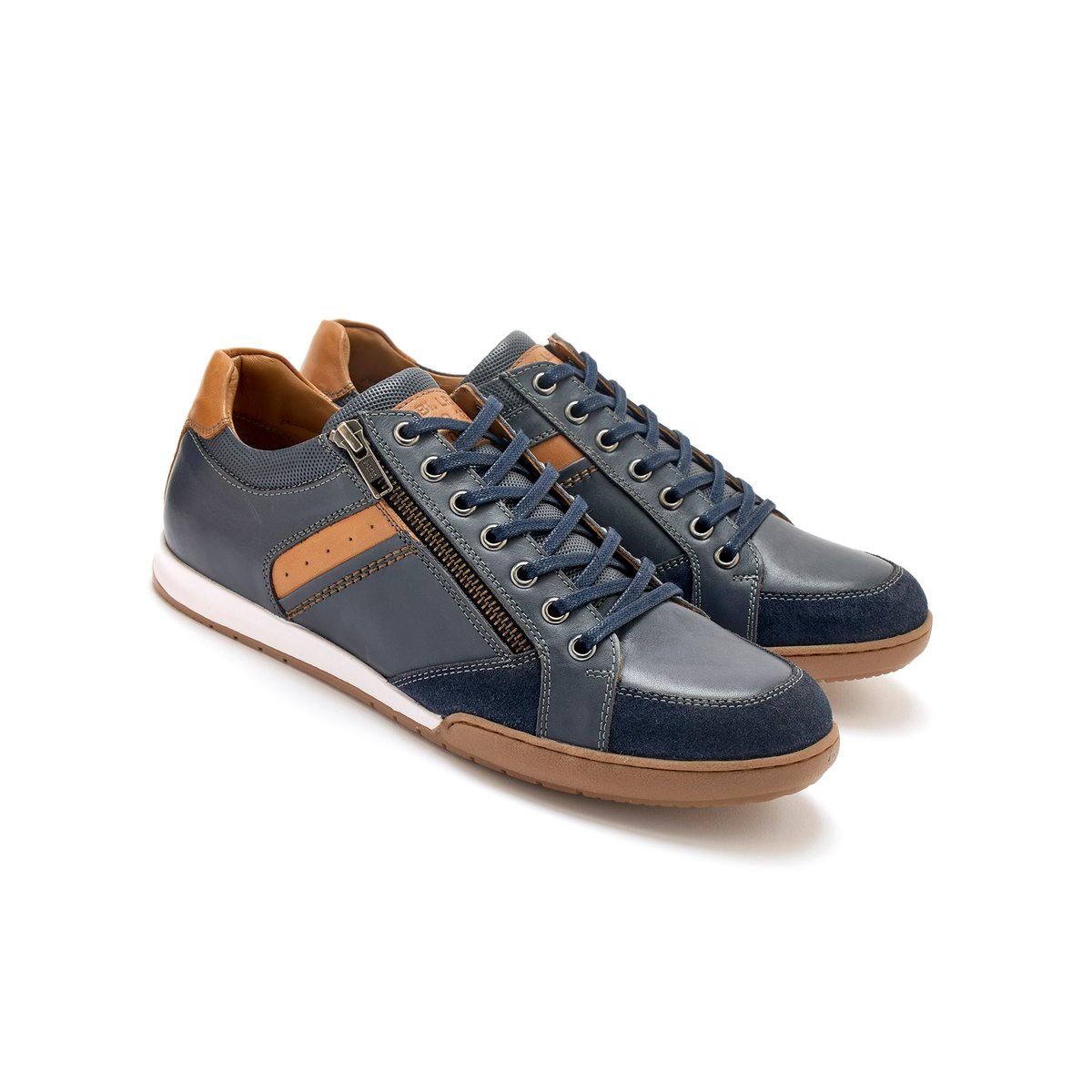 Derbies tout cuir marine, PEDICONFORT