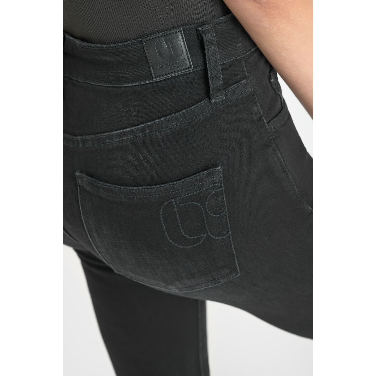 Jeans bootcut POWER bootcut, longueur 34 black / black, LE TEMPS DES CERISES