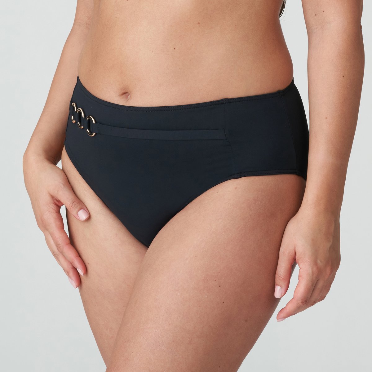 Bikini Slip taille haute DAMIETTA noir - noir, PRIMADONNA
