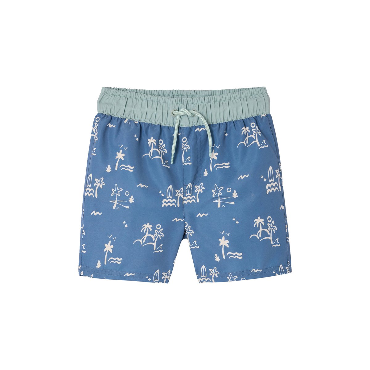 Short de bain indigo, VERTBAUDET