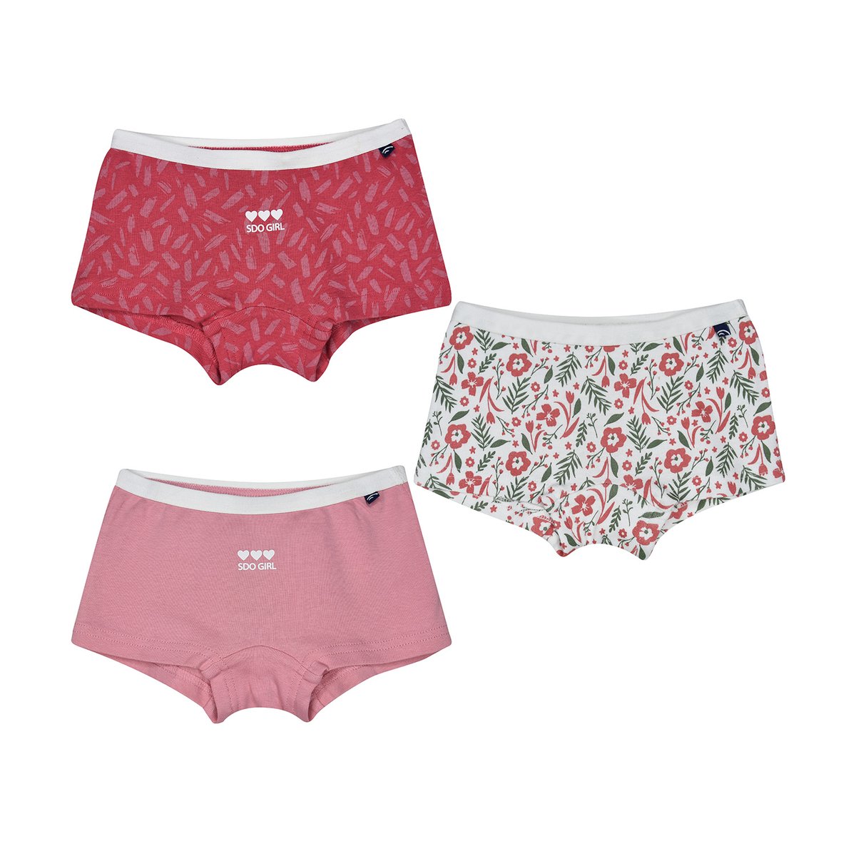 Lot de 3 shorties perla blanc, SUCRE D'ORGE