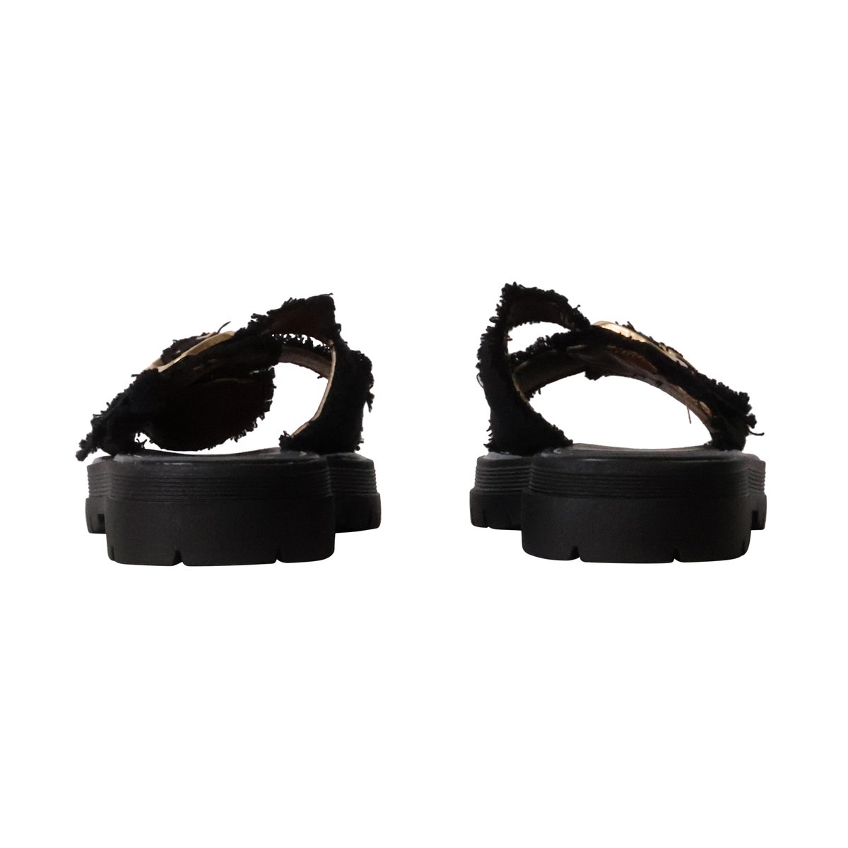 Mules Plates à Enfiler Paris noir, ENZA NUCCI