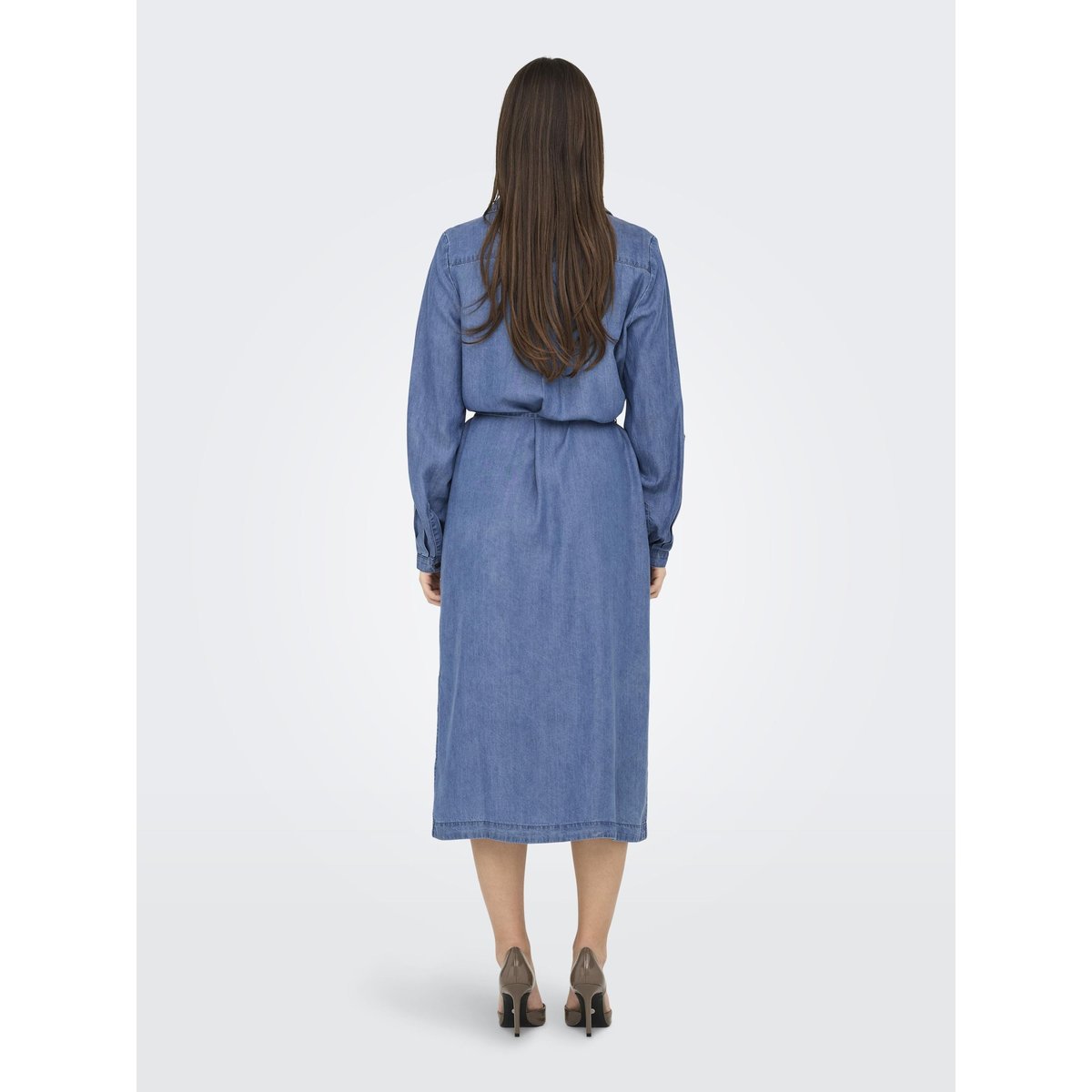 Robe Chemise medium blue denim, ONLY