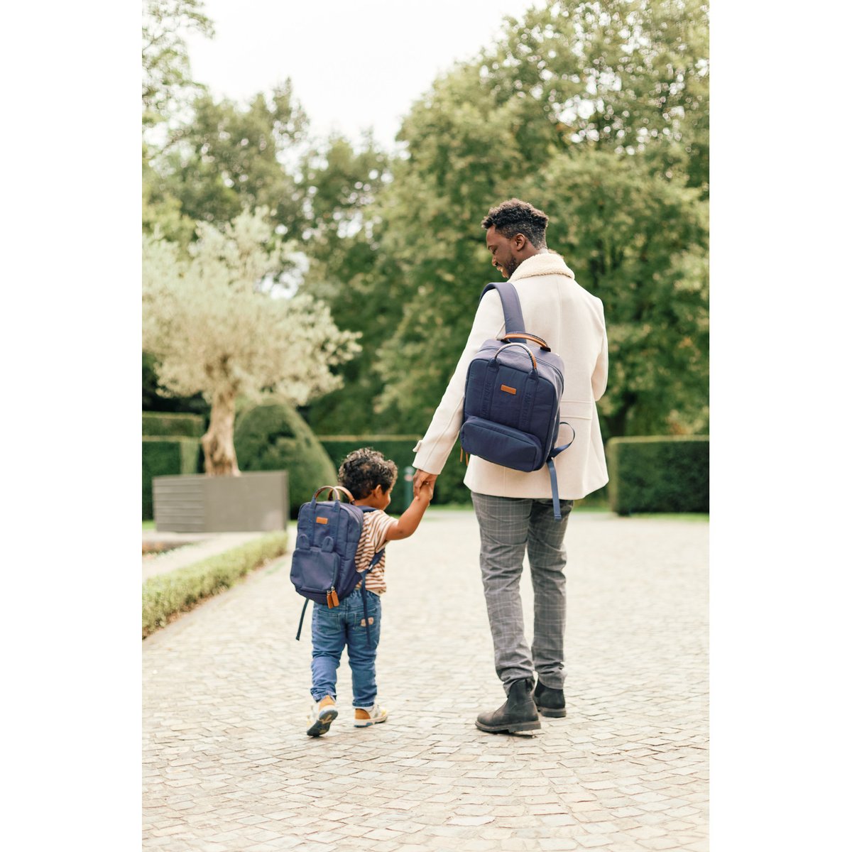 Sac à dos à langer Family club bleu, CHILDHOME