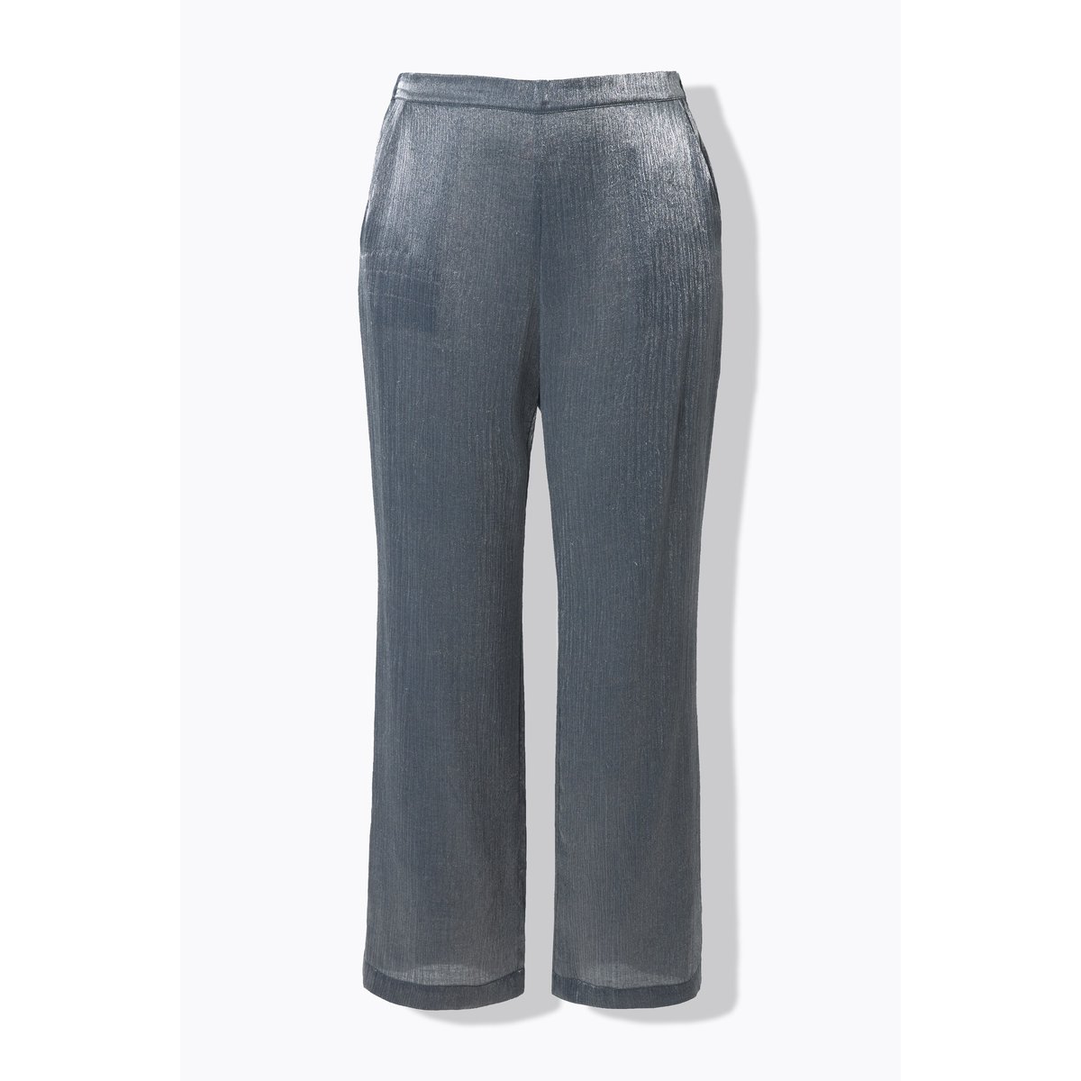 Pantalon rose, reflets métalliques argent, ULLA POPKEN