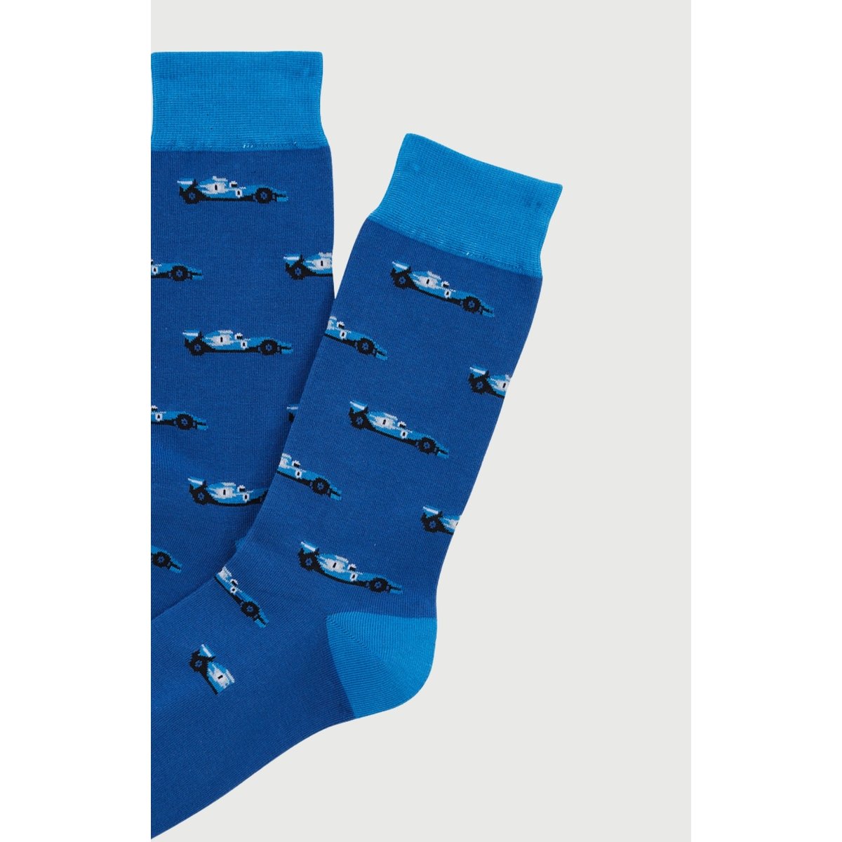 Chaussettes en coton imprimé Le Grand Prix du Sommeil Bleu bleu, ARTHUR