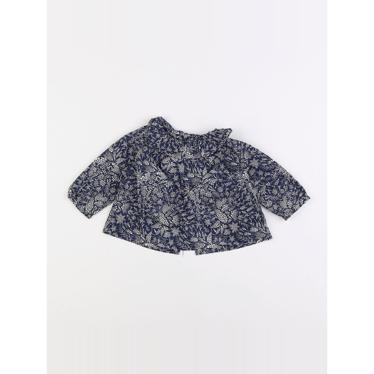 Blouse liberty - Très bon état bleu, JACADI