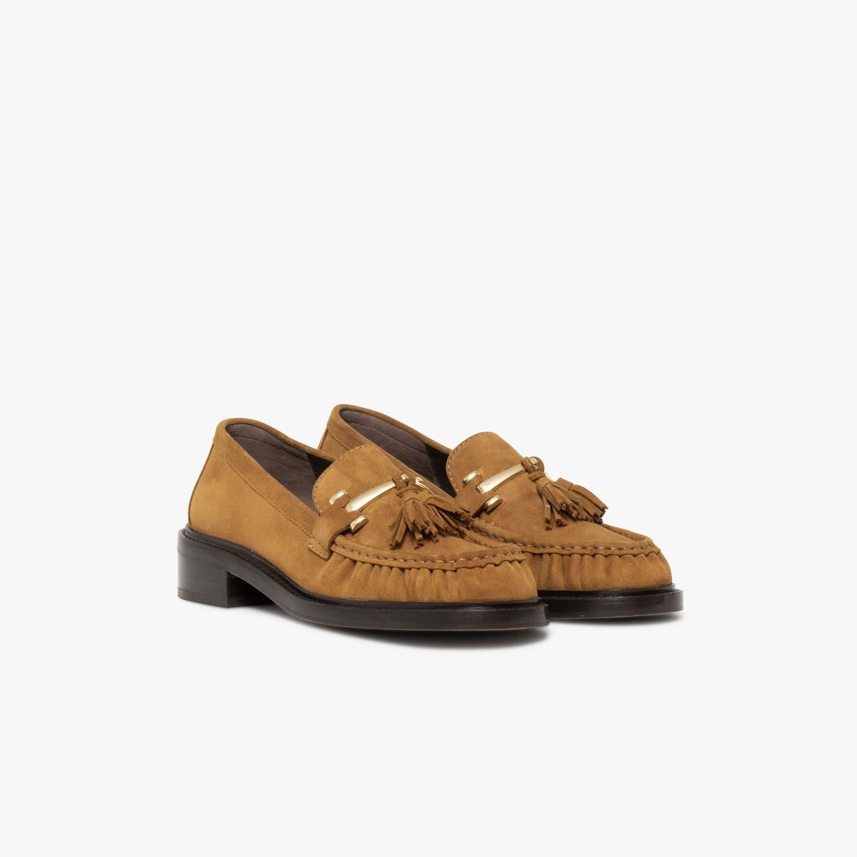 Mocassin en cuir ADINA cognac, BOCAGE