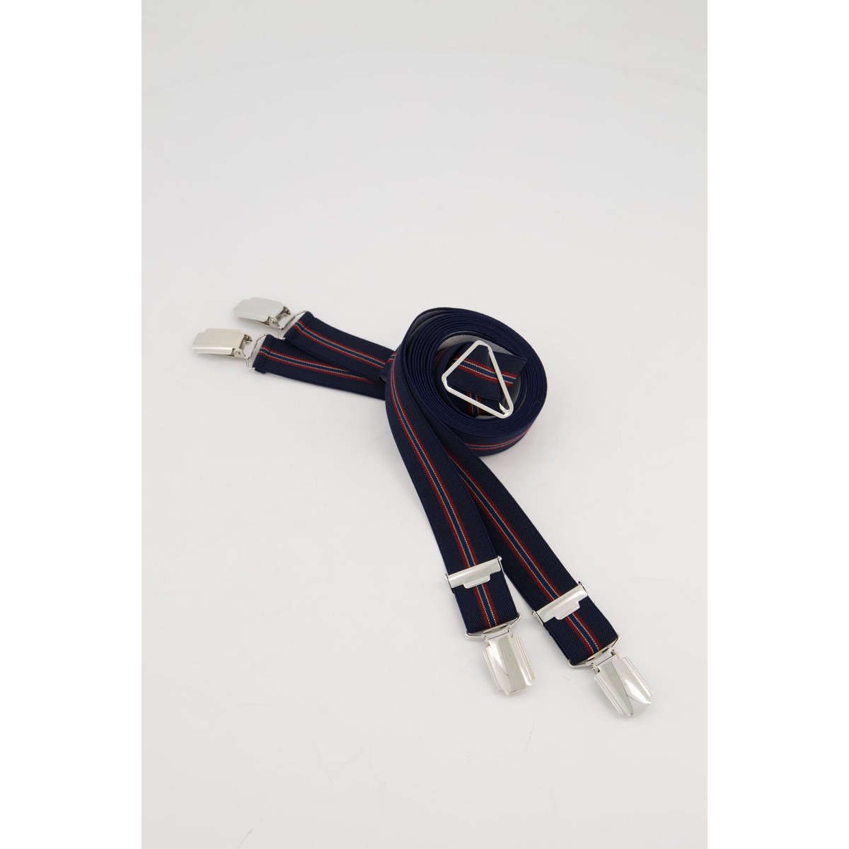 Bretelles avec clips, longueur ajustable marine foncé, JP1880