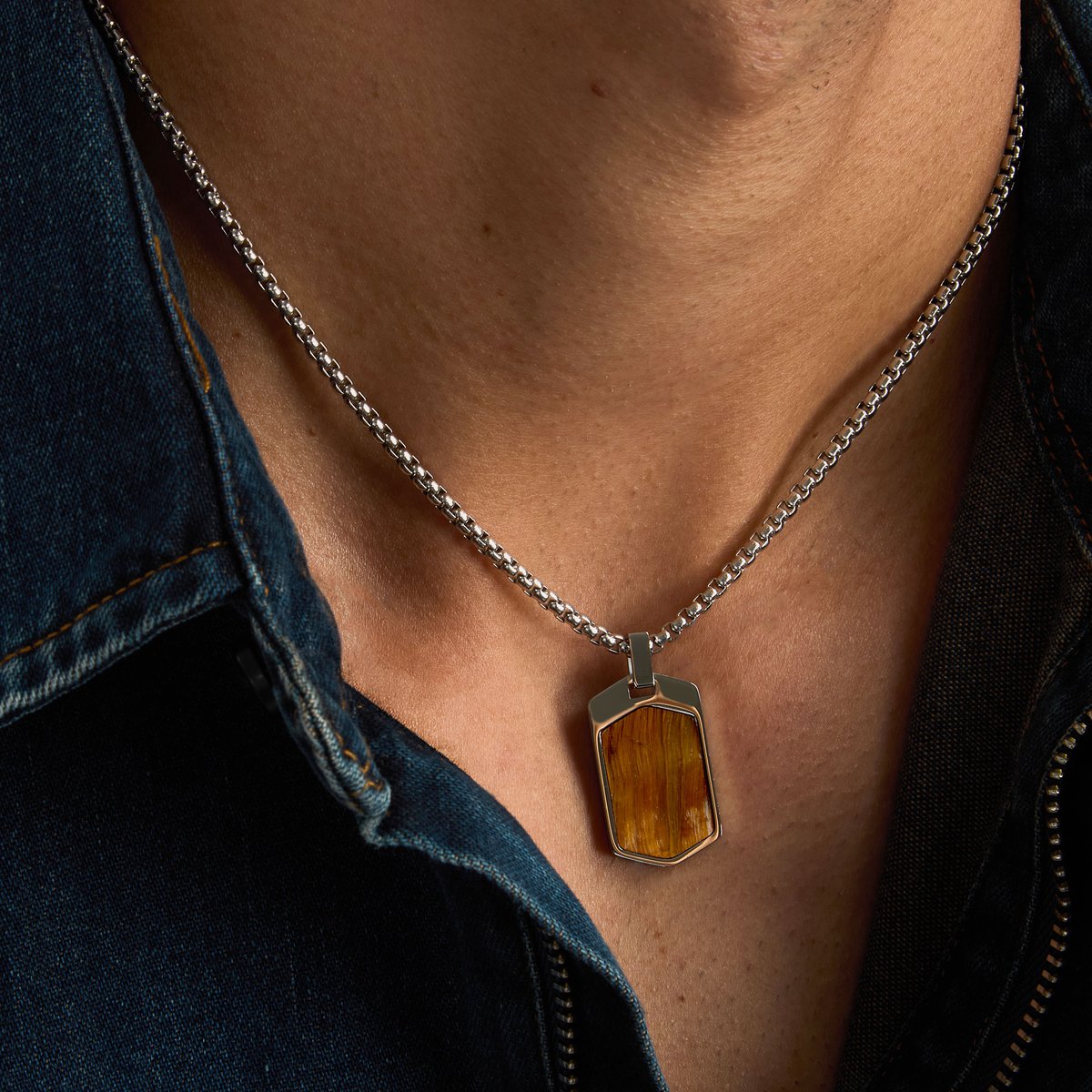 Collier TERRA acier inoxydable, MORELLATO