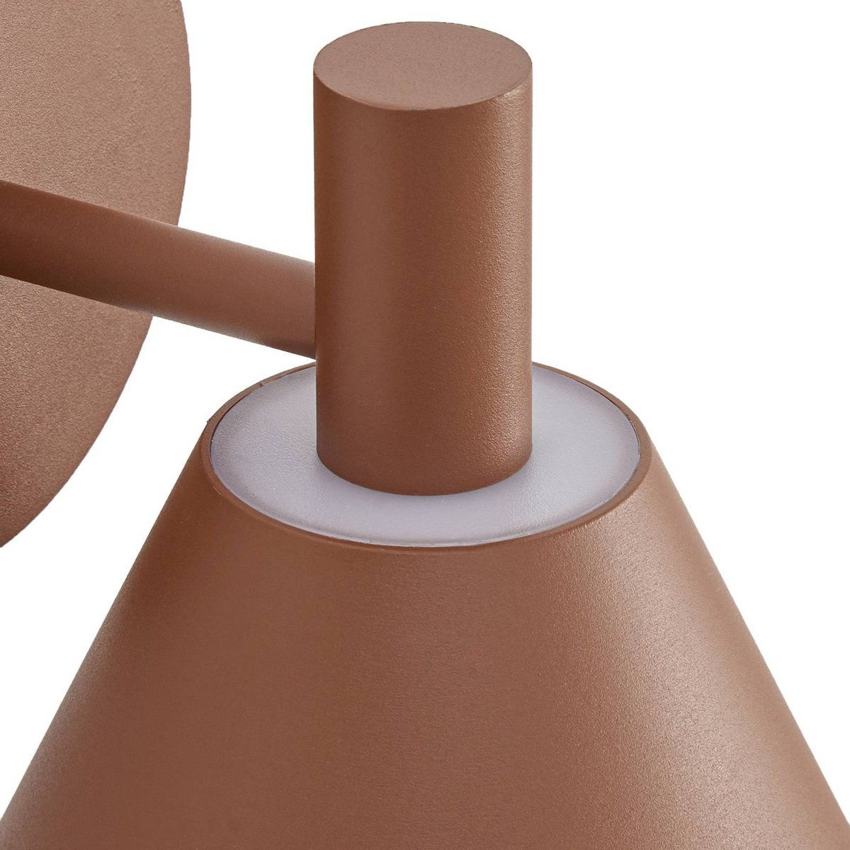 Applique extérieure en aluminium moderneLED marron, LUCANDE