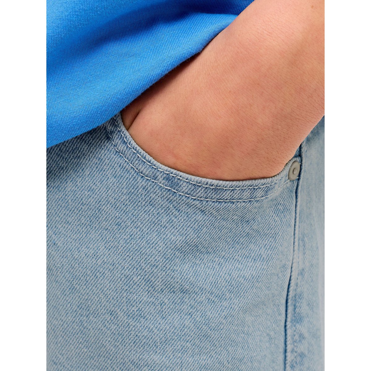 Jean Coupe Décontractée blue denim, JACK & JONES JUNIOR