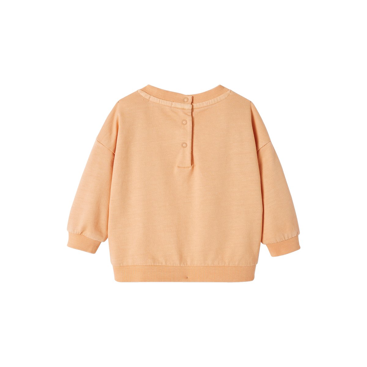 Sweat "Happy Day" pêche, VERTBAUDET
